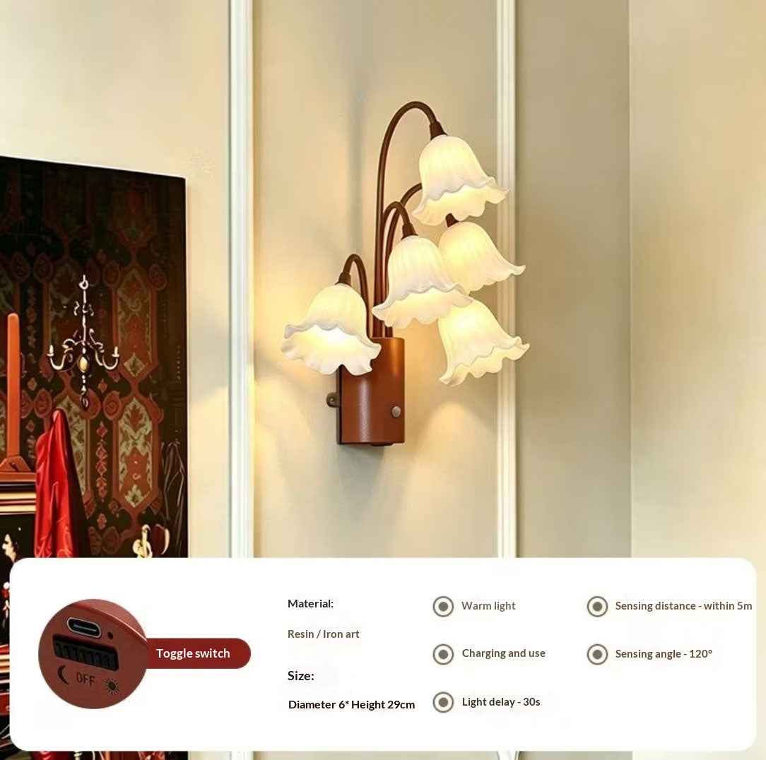 Lámpara de Pared Ambiental para Balcón y Hogar