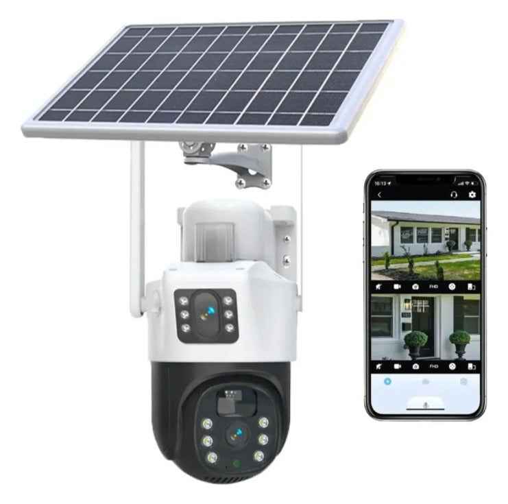 Cámara de Seguridad Solar Wi-Fi Exterior